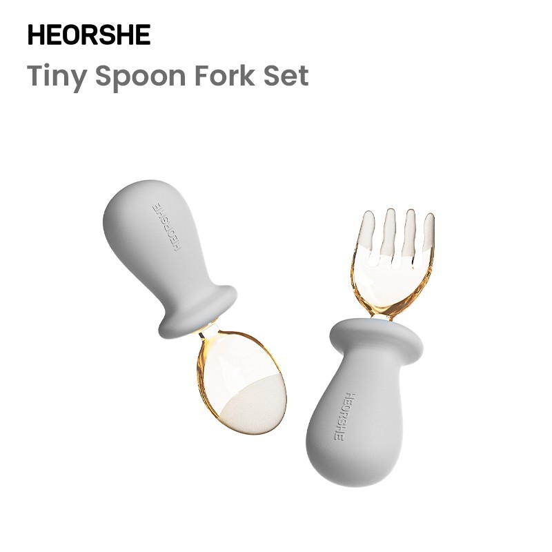 Tiny Spoon Fork Grey