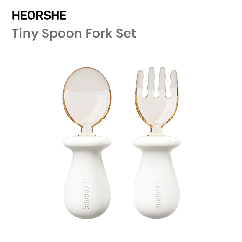 Tiny Spoon Fork White