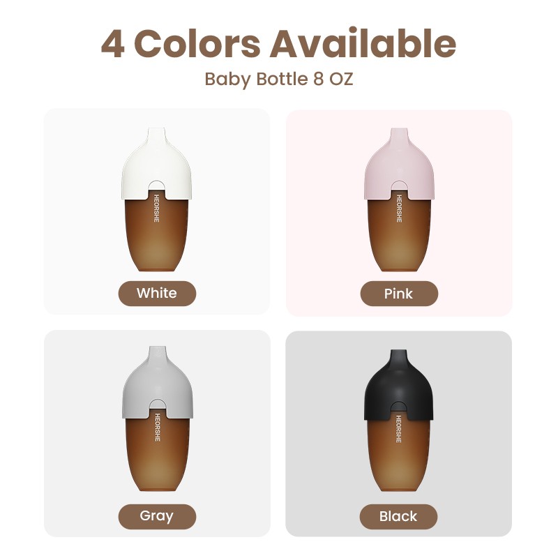 HEORSHE PPSU Ultra Wide Neck Baby Bottle