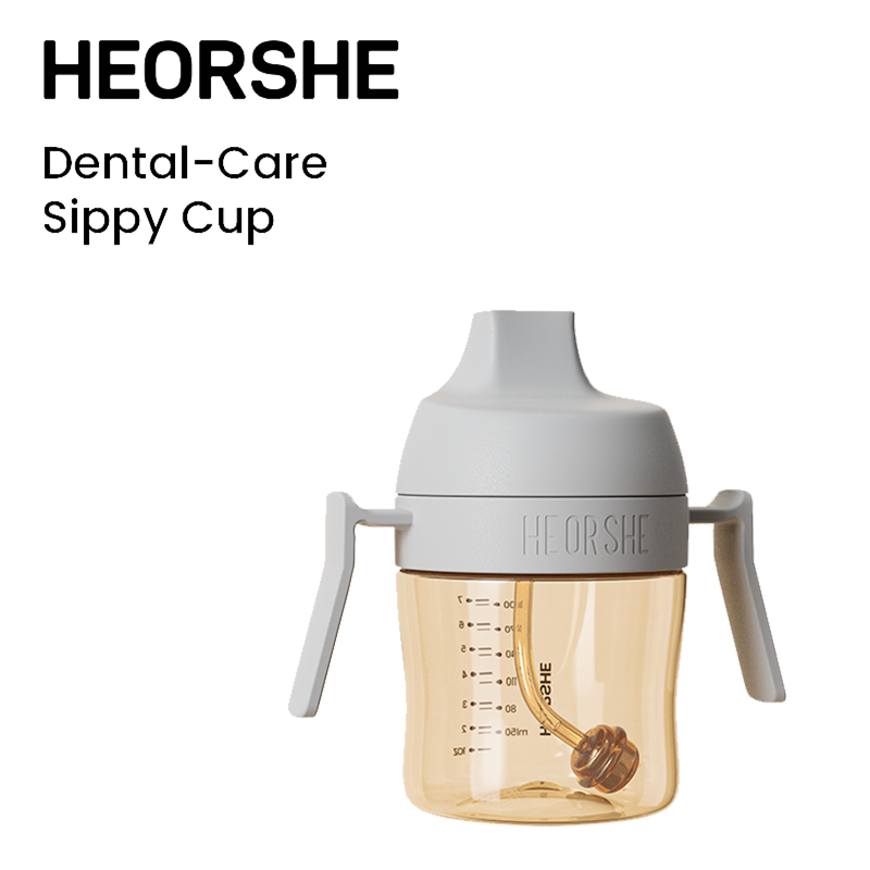 Dental-Care Sippy Cup 7 OZ(6M+) Grey