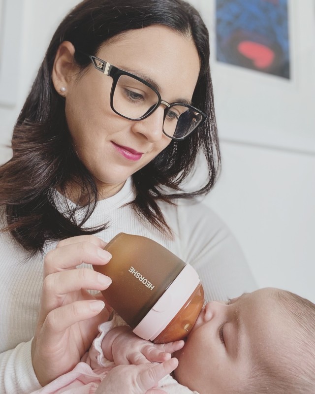 PPSU Ultra Wide Neck Baby Bottle 5 OZ Pink