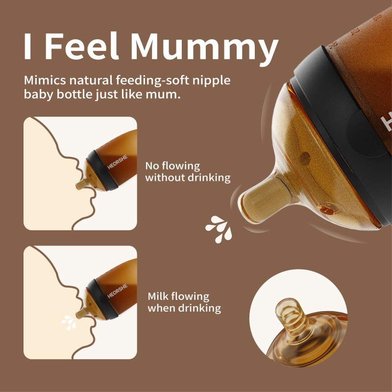 PPSU Ultra Wide Neck Baby Bottle 8 OZ White