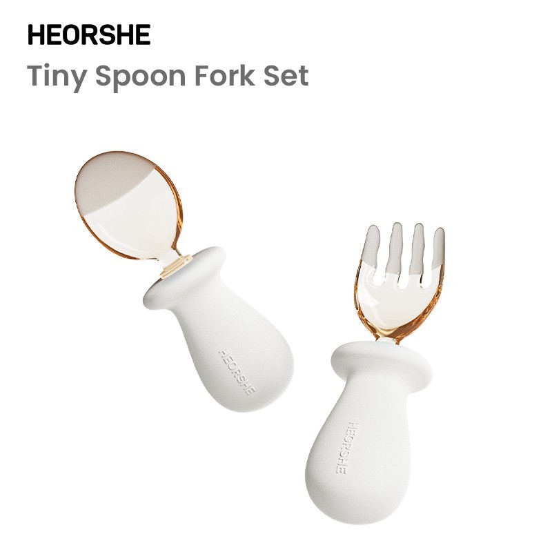 Tiny Spoon Fork White