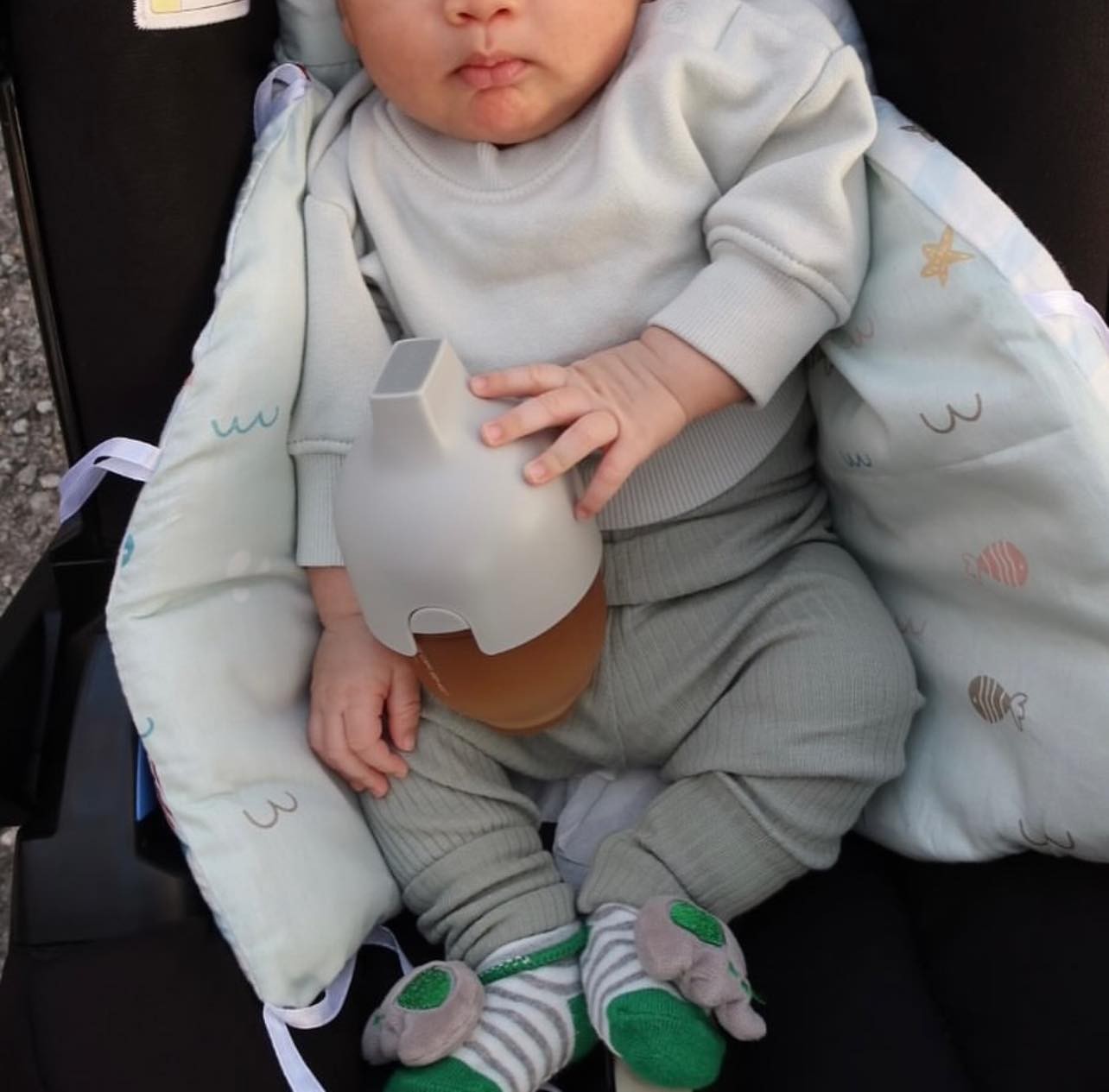 PPSU Ultra Wide Neck Baby Bottle 5 OZ Grey