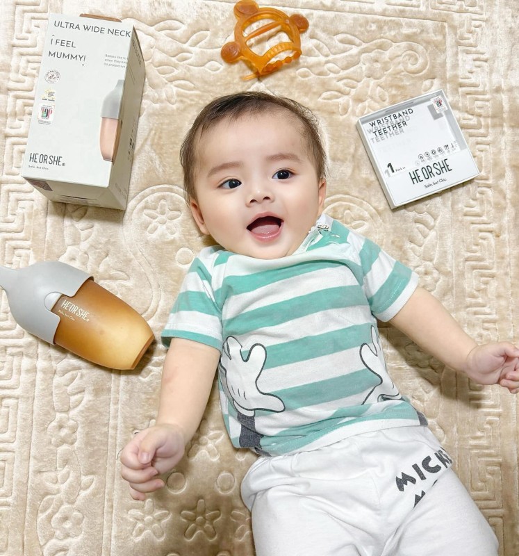 PPSU Ultra Wide Neck Baby Bottle 8 OZ Grey