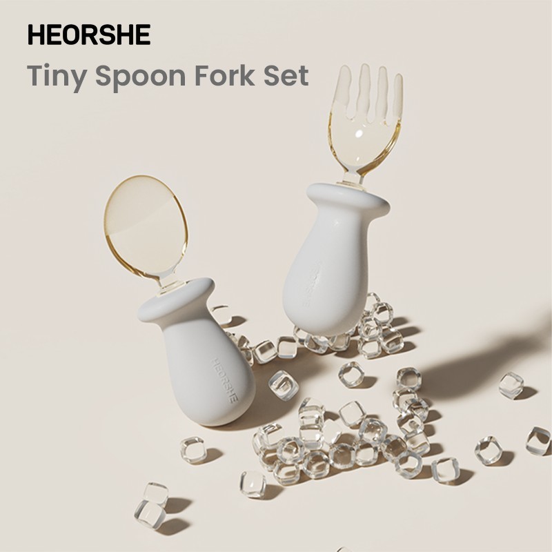 Tiny Spoon Fork Grey