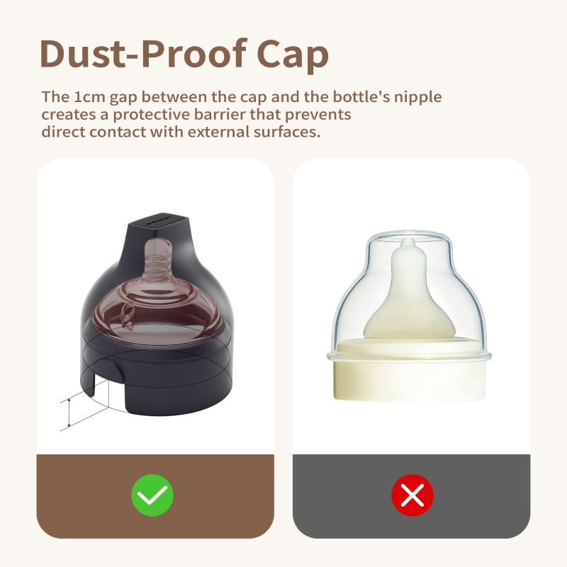 PPSU Ultra Wide Neck Baby Bottle 8 OZ White